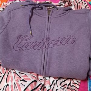 Carhartt Lavender Zip-Up Hoodie